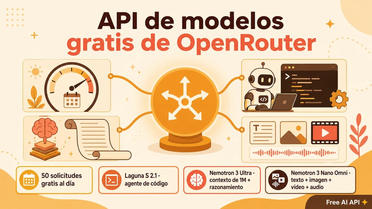 Guía de la clave API de OpenRouter — Free AI API