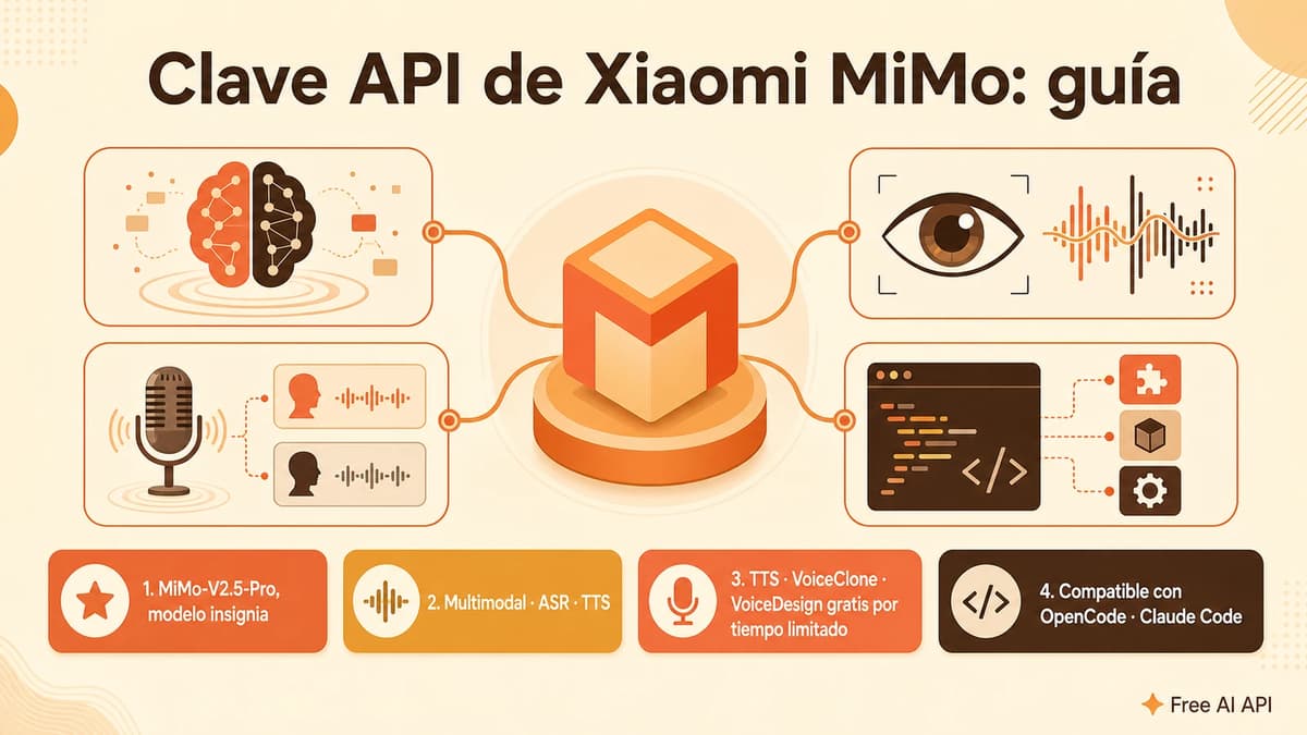 Guía de la clave API de Xiaomi MiMo — Free AI API
