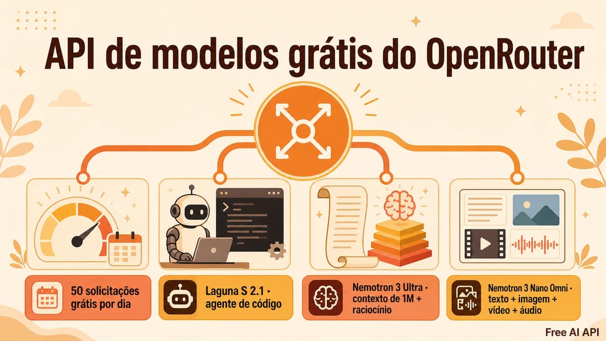 Guia da chave de API do OpenRouter — Free AI API