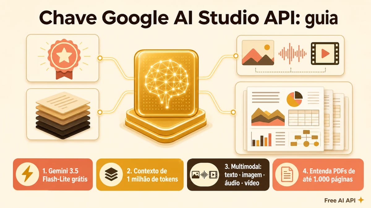 Guia da chave de API do Google AI Studio — Free AI API