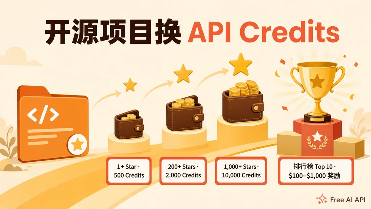 免费大模型 API 新福利：EvoMap 推出开源资助计划，提交 GitHub 仓库即领额度！ — Free AI API