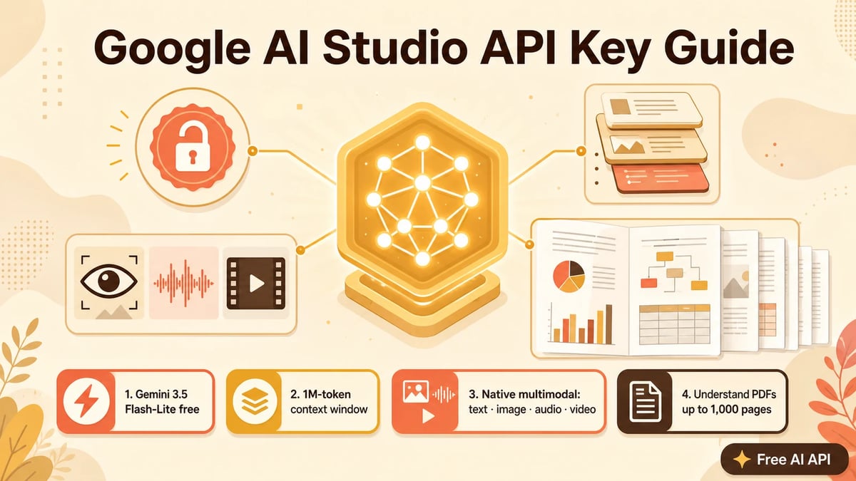 Google AI Studio API Key Guide — Free AI API