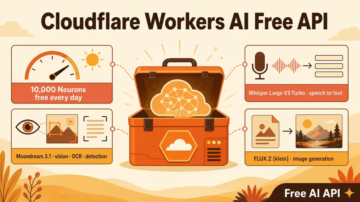 Cloudflare Workers AI API Key Guide — Free AI API