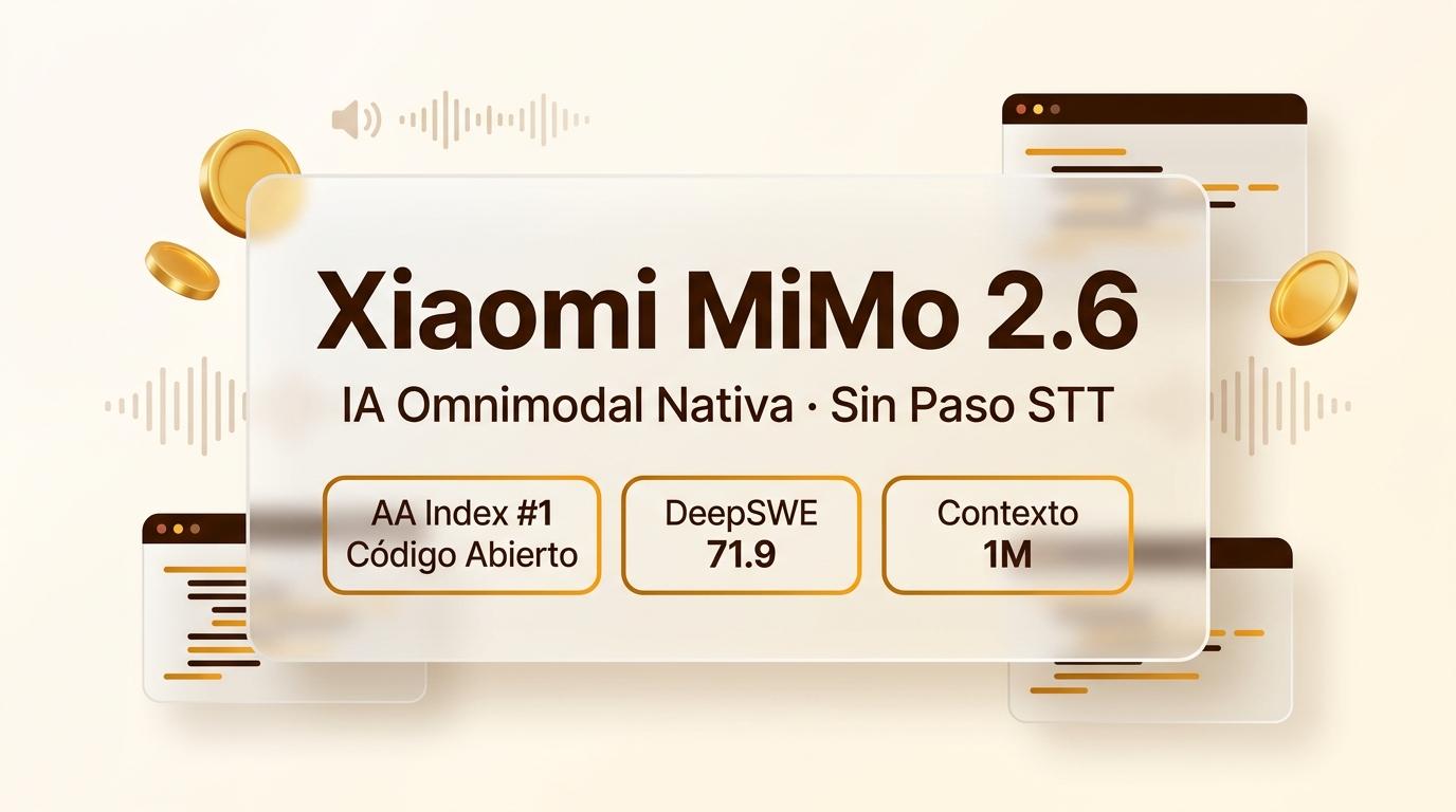 Xiaomi MiMo v2.6 Pro & Flash Infografía de Portada