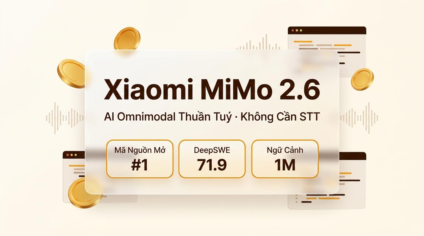Xiaomi MiMo v2.6 Pro & Flash Ảnh Bìa Đồ Hoạ Thông Tin