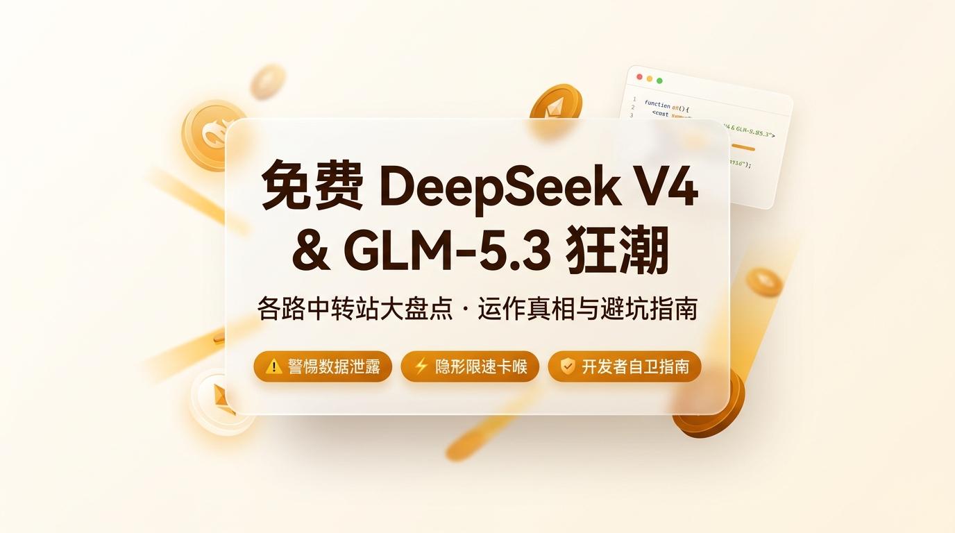 X 平台突现免费 DeepSeek V4 与 GLM-5.3-Flash 狂潮