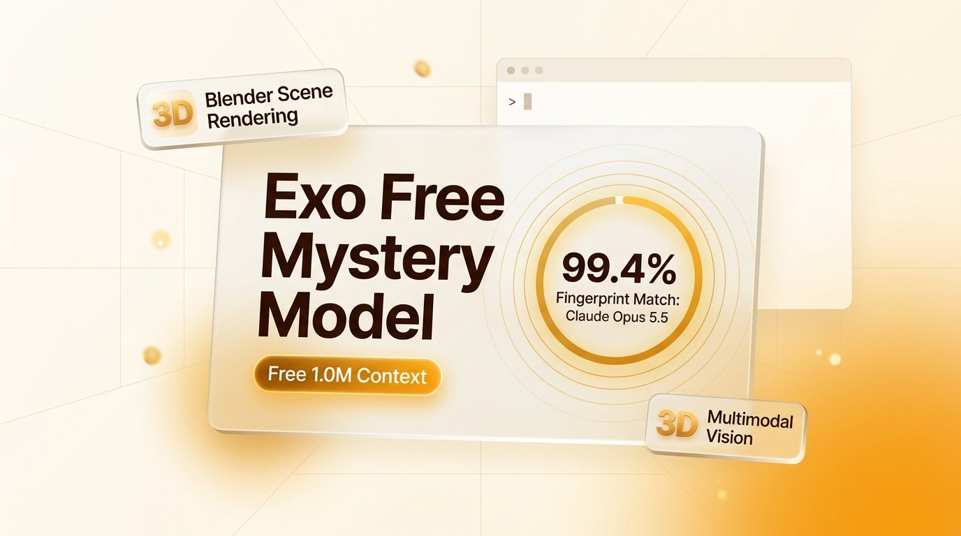 Exo Free Mysterious Free Model on OpenCode - Fingerprint Probing & Hands-On Review