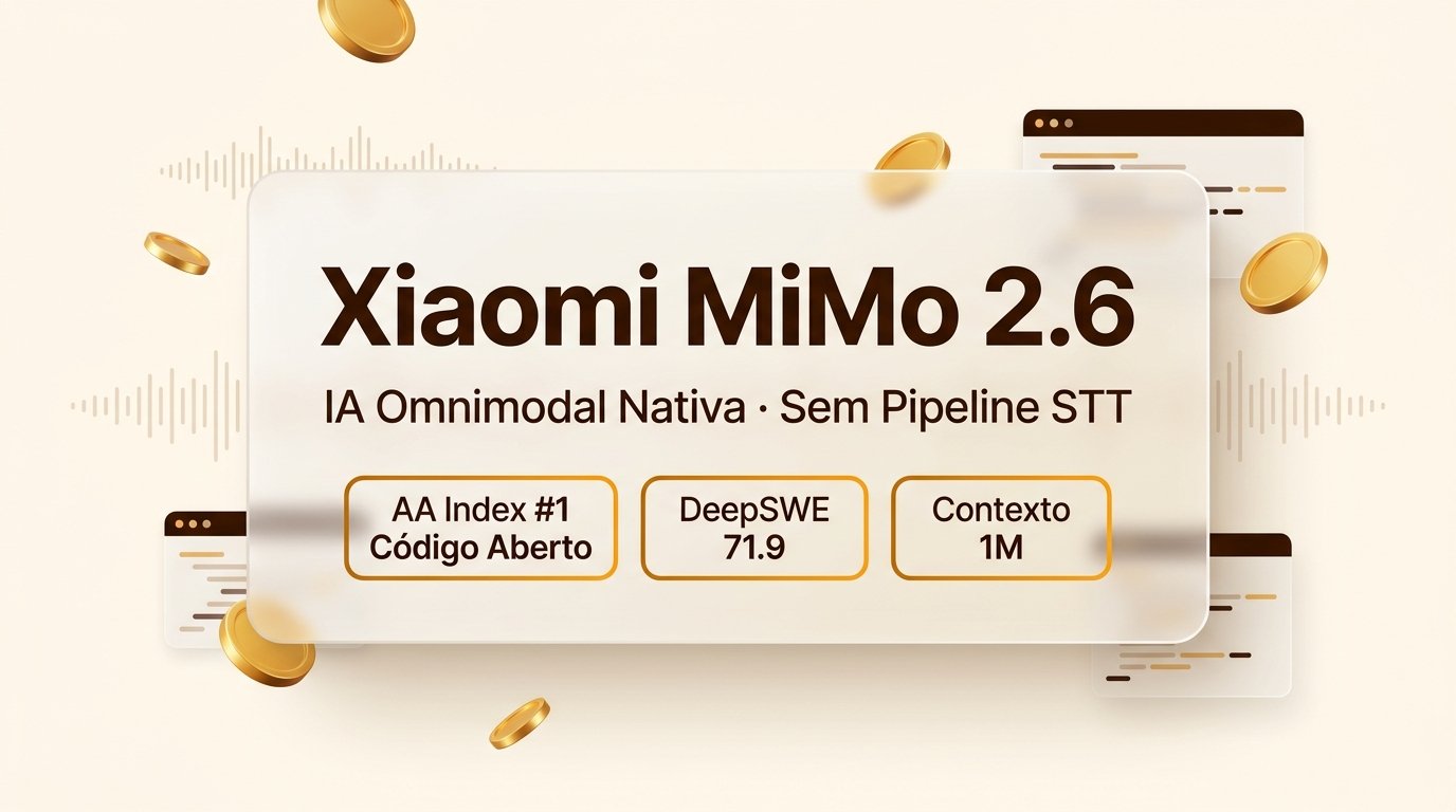 Xiaomi MiMo v2.6 Pro & Flash Infográfico de Capa