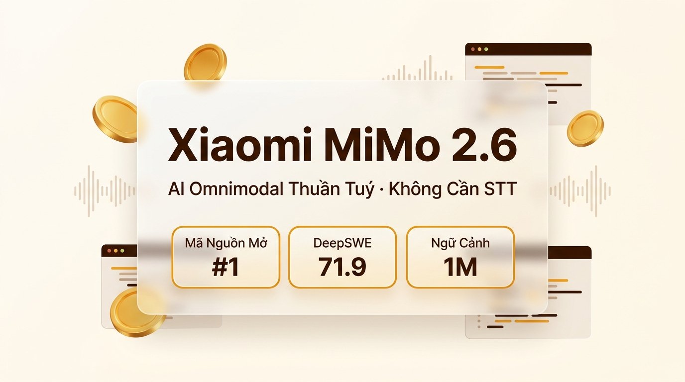 Xiaomi MiMo v2.6 Pro & Flash Ảnh Bìa Đồ Hoạ Thông Tin